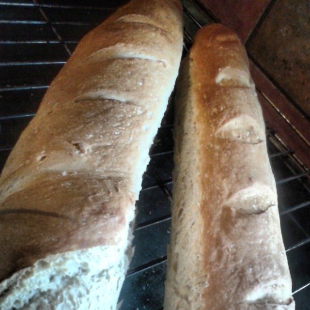 Qué pinta de barras de pan !!!!!